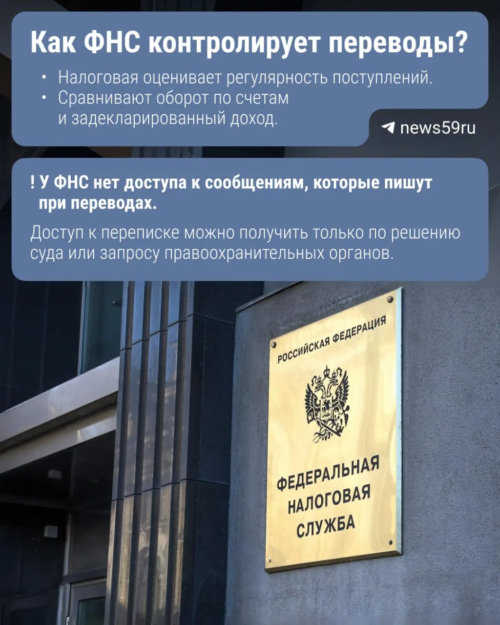 Законопроект предполагает обязать Центробанк передавать ФНС сведения о переводах через СБП; под контролем — переводы свыше 2,4 млн рублей в год.