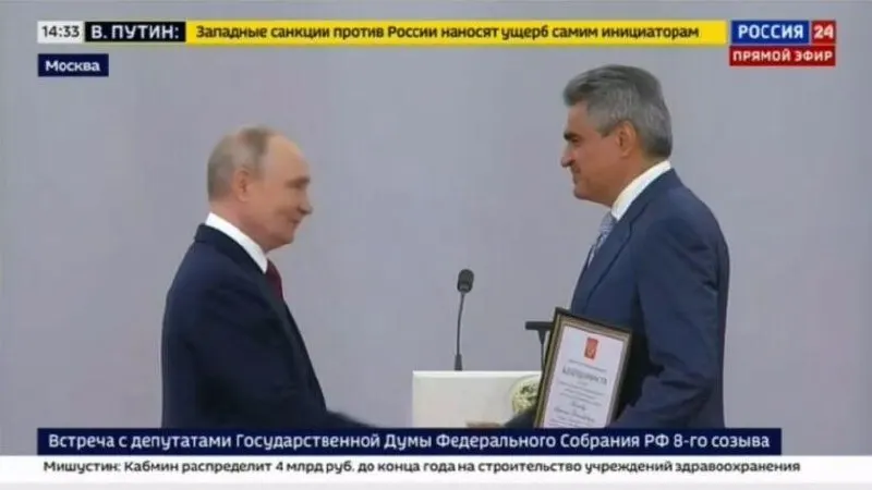 На церемонии награждения депутатов в Кремле Нечаев поблагодарил президента за оценку работы и заявил, что для победы России в специальной военной операции предстоит «сделать ещё больше».